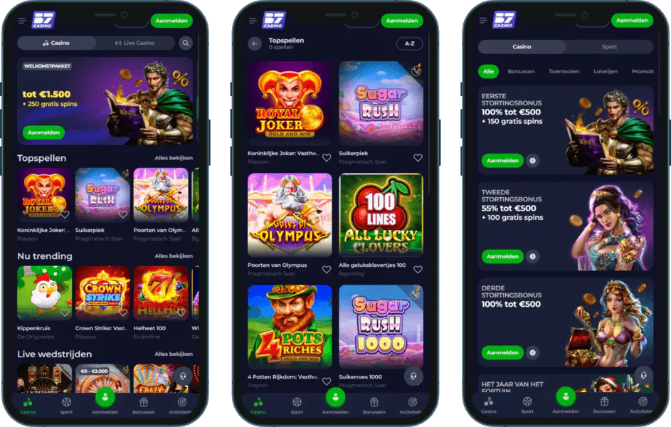 B7Casino mobiele