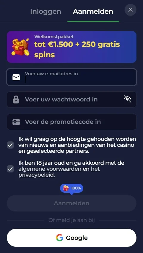 B7Casino Registreren en Inloggen